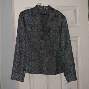Jones NY Blazer Silver